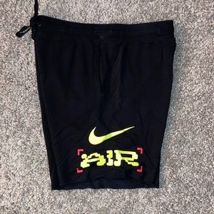 Nike air sweat shorts Large